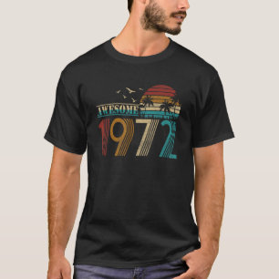 verjaardag 1972 voor vrouwen van 50 jaar oud bi t-shirt