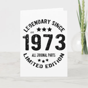  verjaardag 1973 kaart