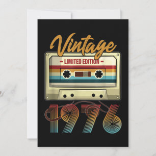Verjaardag 1976 45e verjaardag cassettespel Verjaa Kaart