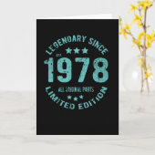  verjaardag 1978 kaart (Gele Bloem)