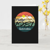 verjaardag 1981 kaart (Gele Bloem)