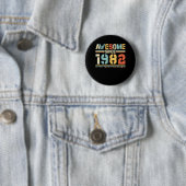 verjaardag 1982 ronde button 5,7 cm (In situ)
