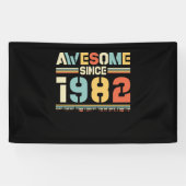 verjaardag 1982 spandoek (Horizontaal)