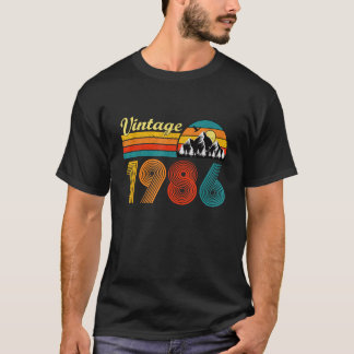 Verjaardag 1986 Vintage 40th Geboren in 1986 Verja T-shirt