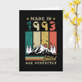  verjaardag 1993 kaart (Gele Bloem)