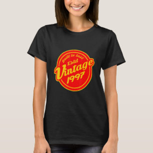 verjaardag 1997, 25 jaar oud t-shirt