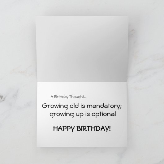 Verjaardag 20 kaart (Binnen)