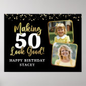 Verjaardag 2 foto's waardoor AGE er goed uitziet Z Poster (Voorkant)