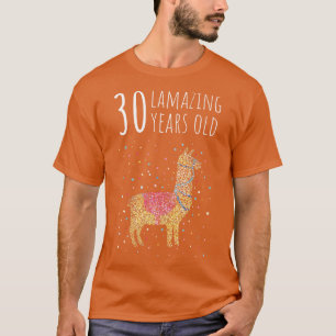 Verjaardag 30 Llama Alpaca T-shirt