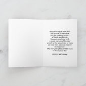 Verjaardag, 39e, Tulp en Vlinder, Religieus Kaart (Binnen)