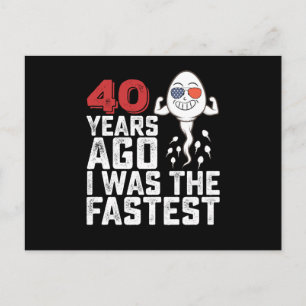 Verjaardag 40 Jaar Geleden Was Ik De Snelste Briefkaart