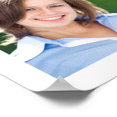 Verjaardag 42 Foto's Kussen Haar Decennium Vaarwel Poster (Hoek)