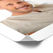 Verjaardag 42 foto's kussen zijn decennium vaarwel poster (Hoek)