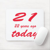 verjaardag 43 muismat (Met muis)