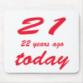 verjaardag 43 muismat (Voorkant)