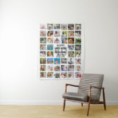 Verjaardag 44 Foto Collage Feest Achtergrond Wandkleed (In situ)