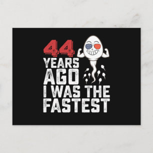 Verjaardag 44 Jaar Geleden Was Ik De Snelste Briefkaart