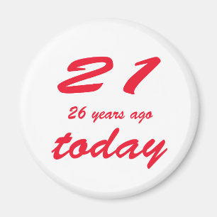 Verjaardag 47 magneet