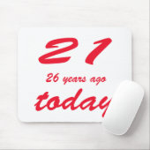 Verjaardag 47 muismat (Met muis)