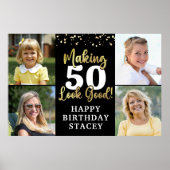 Verjaardag 4 foto's waardoor AGE er goed uitziet Z Poster (Voorkant)