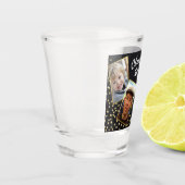 Verjaardag 50 jaar 2 foto shot glas (Links)