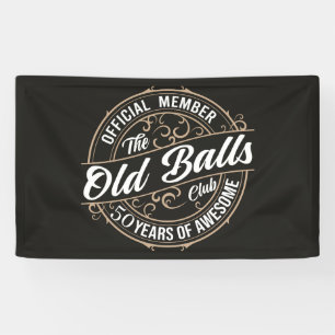 Verjaardag 50 Jaar Geweldig Spandoek