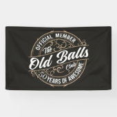 Verjaardag 50 Jaar Geweldig Spandoek (Horizontaal)