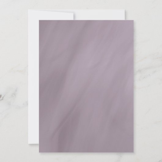 verjaardag 50e gedempt lijst van plumgoud kaart (Achterkant)