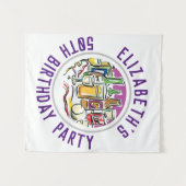 Verjaardag 50e verjaardag wandtapijt wandkleed (Voorkant (horizontaal))