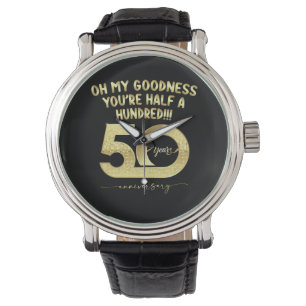 Verjaardag 50ste Oh mijn God Youre Half Honderd Horloge