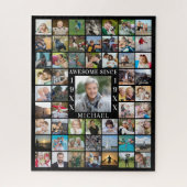 Verjaardag 55 Foto Collage FANTASTISCH SINDS Legpuzzel (Verticaal)
