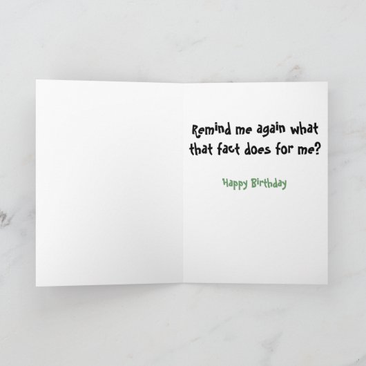 Verjaardag 5 kaart (Binnen)