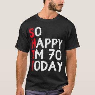 Verjaardag 70 Jaar T-shirt