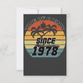  verjaardag 78 bedankkaart (Voorkant)