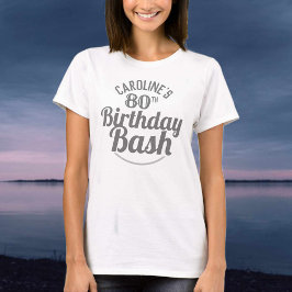 Verjaardag 80e verjaardag T-shirt