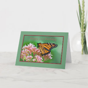 Verjaardag, 91e, Monarch Butterfly Kaart