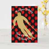 Verjaardag aan de Volgende 365 het Ski?en Dagen Kaart (Gele Bloem)