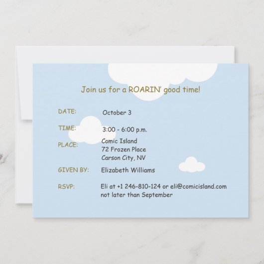 Verjaardag aangepaste naam, leeftijd gepersonalise kaart (Achterkant)