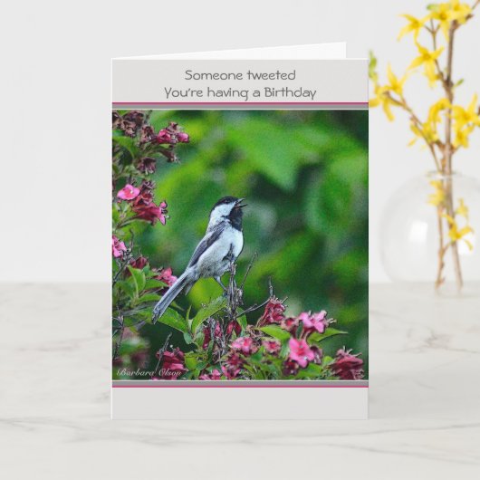 Verjaardag: aanpassen kaart (Gele Bloem)