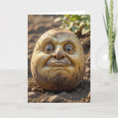 Verjaardag Aardappelhoofd in vuil Kaart (Voorkant)