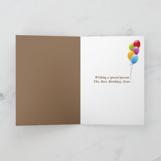 Verjaardag Aardappelhoofd in vuil Kaart (Binnen)