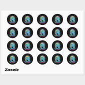 Verjaardag aarde dag 2026 grappig recycling kinder ronde sticker (Vel)