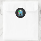 Verjaardag aarde dag 2026 grappig recycling kinder ronde sticker (Tas)