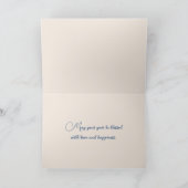 Verjaardag Abstract Hondenhout bloemen Kaart (Binnen)