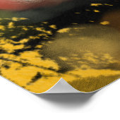 Verjaardag Abstracte Vlinder PV02 Kunstprint Poster (Hoek)