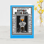 Verjaardag achter Bars: De kaart van de Verjaardag (Gele Bloem)