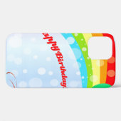 Verjaardag-achtergrond-ballonnetjes Case-Mate iPhone Case (Achterkant (horizontaal))