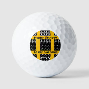Verjaardag, Afrikaanse kunst Etnische Patroon Sina Golfballen
