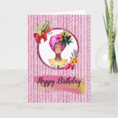 Verjaardag Afrikaanse vrouw Kaart (Voorkant)