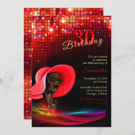 Verjaardag Afro-Amerikaanse vrouw Kaart